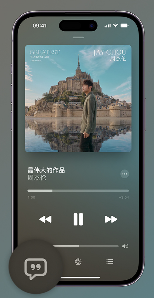 菏泽iphone维修分享如何在iPhone上使用Apple Music全新唱歌功能 