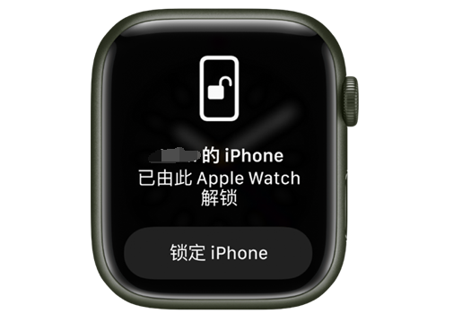 菏泽苹果手机维修分享用 AppleWatch 解锁配备面容 ID 的 iPhone方法 