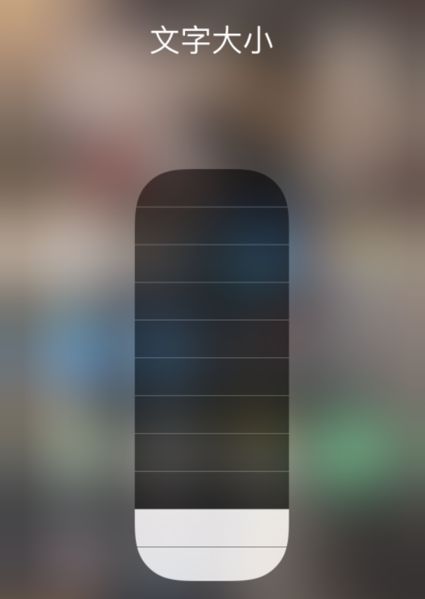 菏泽苹果手机维修分享小技巧：在 iPhone 控制中心快速调节字体大小 